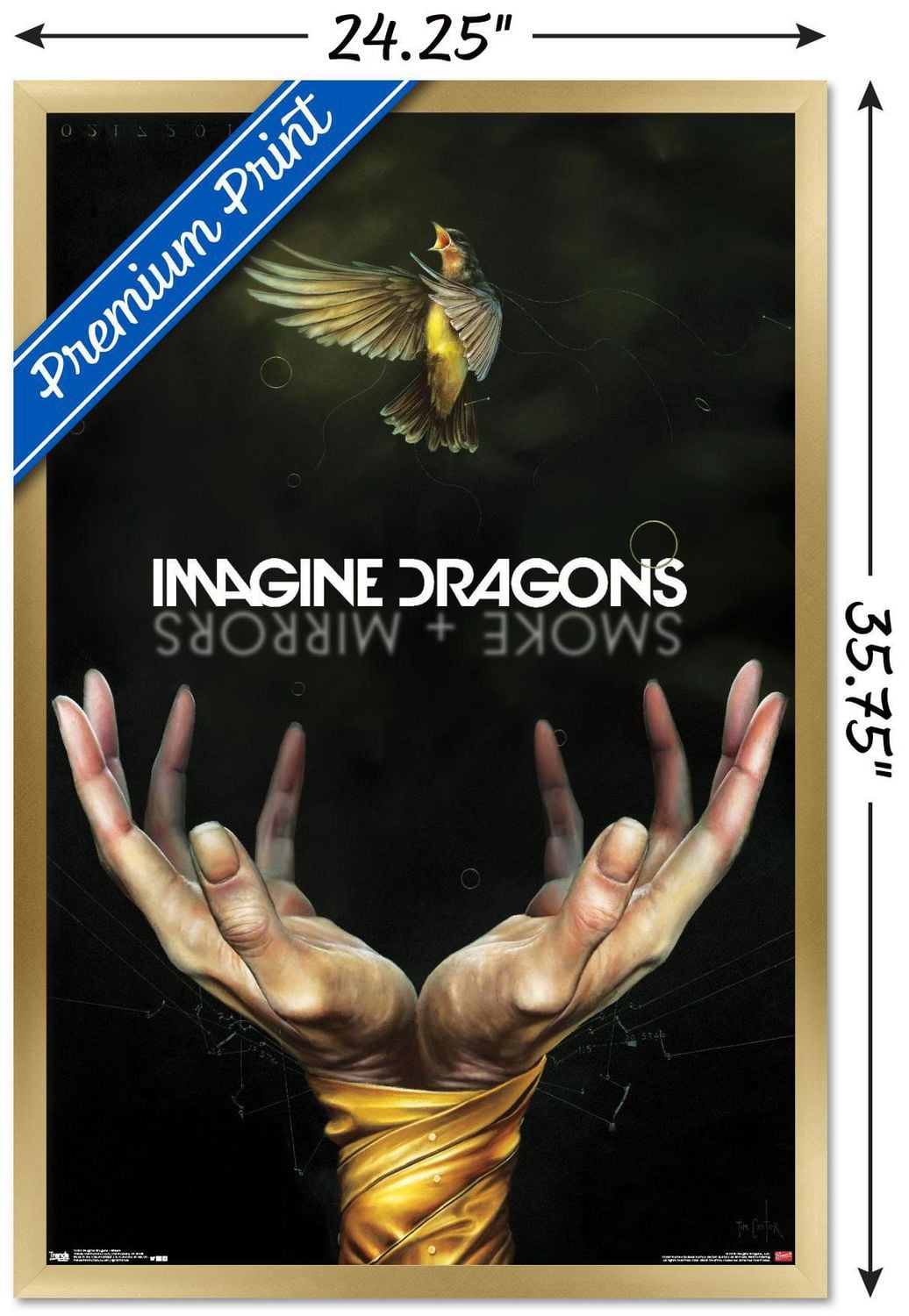 Imagine Dragons - Smoke Wall Poster