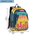 thumbnail image 2 of FORMRS Unisex School Backpack 17" Student Travel Bag with Laptop Compartment, Blue UFO, 2 of 7