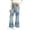 Blue 3, variant on OGLCCG Girl's Flare Jeans Elastic Waisted Bell Bottom Denim Pants Girls Wide Leg Stretch Cute Y2K Streetwear Jeans Size 2-13