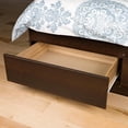 thumbnail image 5 of Prepac Queen 6 drawer Platform Storage Bed - Color:Maple-Color:Maple, 5 of 10