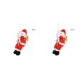 thumbnail image 4 of sweethay Decoración navideña de Papá Noel para el hogar y la Oficina, escalada en cuerda, adorno colgante, decoración de tela, 20cm 22cm 2Conjunto, 4 of 6