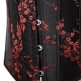 thumbnail image 4 of Grebrafan Corset Gothique Bustier de Mariée Haut Halloween Femme Noir 5TG, 4 of 5