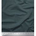 thumbnail image 1 of Soimoi Blue Poly Georgette Fabric Semi Circle Geometric Printed Fabric 1 Yard 42 Inch Wide, 1 of 3