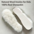 thumbnail image 2 of Plantillas de lana natural para niños-100% piel de oveja real Soft Warm Footwear - ajustable Ammep SS-INS-8898, 2 of 2