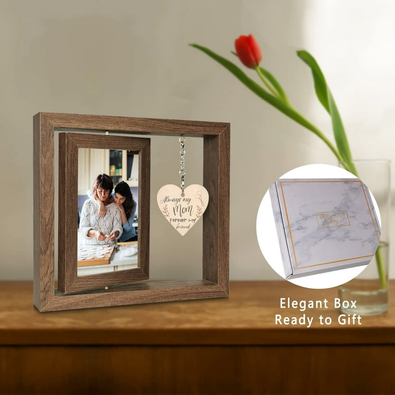 Bonus Mom Picture Frame Holds 4X6 Photo, Gifts for Stepmom from Daughter,  Son, B