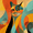 Cat, variant on Abstract Cat Canvas Wall Art Print for Living Room Bedroom Office Hallway Dining Room Decor