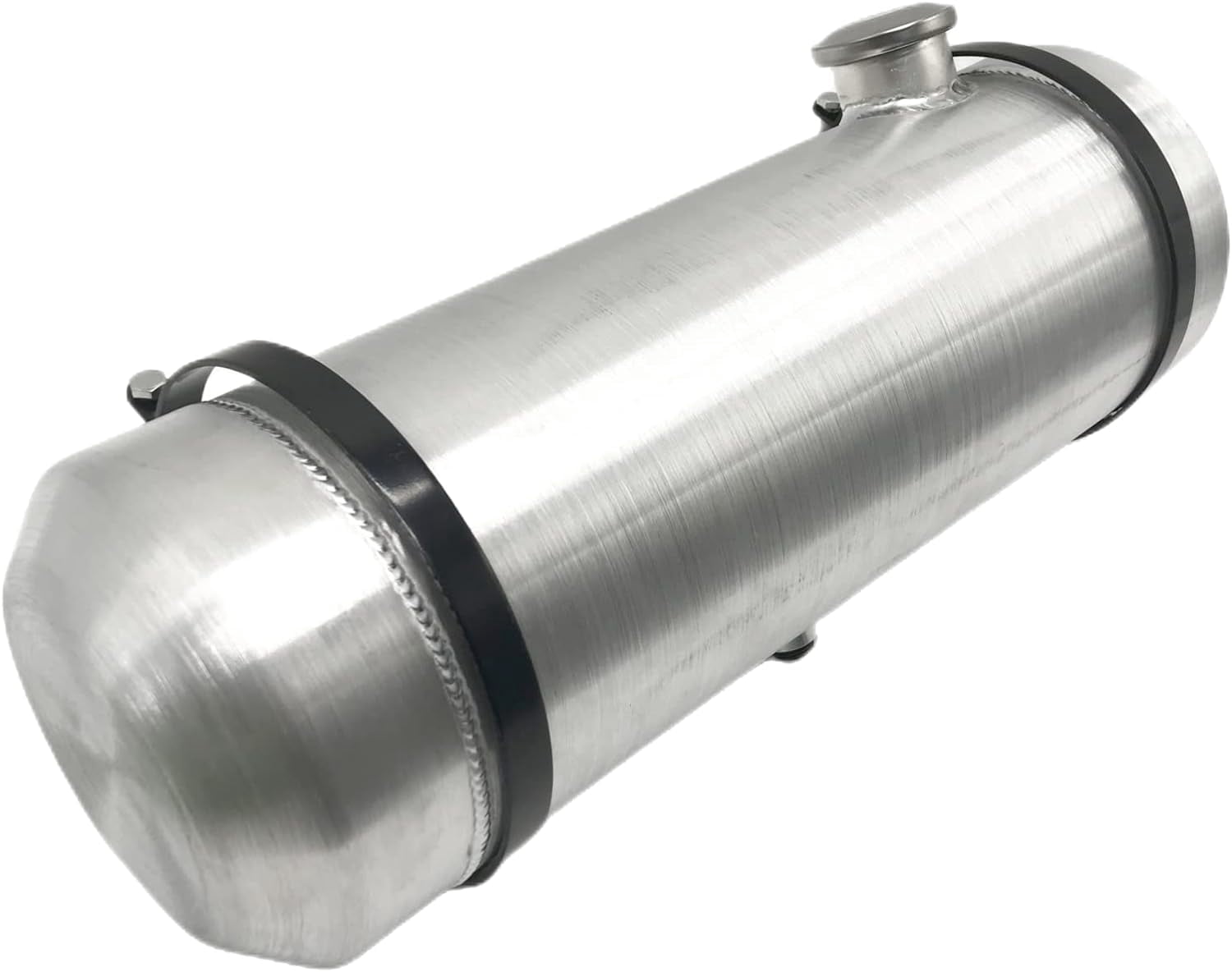 JSD 5 1/2 Gallon Auxiliary Aluminum Gas Tank / Fuel Tank 8 x 26" 3/8" NPT Outlet End Fill