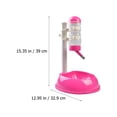 thumbnail image 6 of LEDMOMO Automatic Pet Feeder Rosy PP Water Dispenser for Dogs  1Pc, 6 of 6