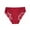 Red, variant on Women's Lace Panties Briefs Panties Mid Waist High Cut Stretch Breathable Comfortable No Show Underwear