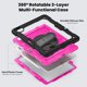 thumbnail image 3 of Funda Protectora para IPad Pro de 13 Pulgadas 2024 M4 con Soporte Giratorio de 360° (Rose PC), 3 of 9