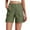 Army Green, variant on ABATAB Women Cargo Shorts Trendy Hiking Shorts Wide Leg Lightweight Loose Fit Travel Golf Shorts with Pockets