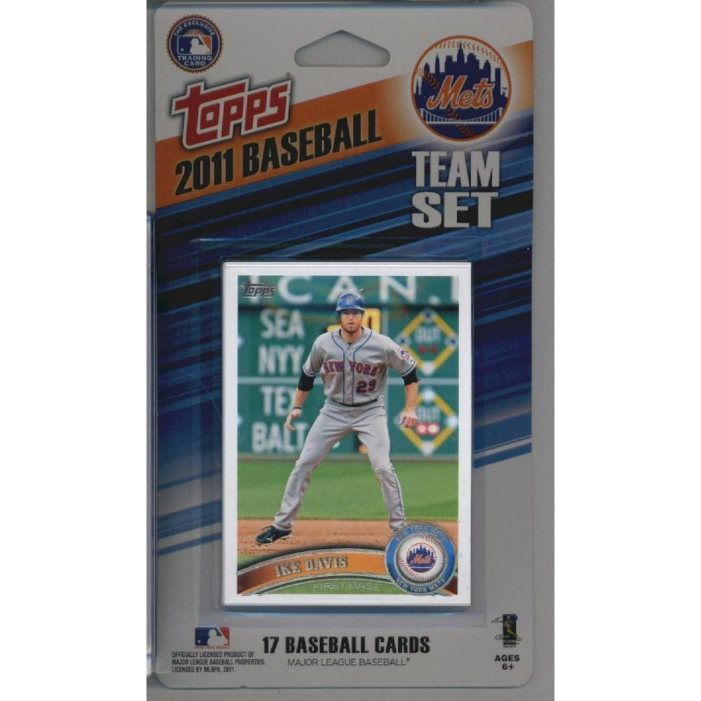 2011 Topps Limited Edition New York Mets Baseball Card Team Set (17