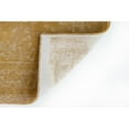 thumbnail image 3 of 3' X 5' Orange and White Medallion Non Skid Area Rug, 3 of 5