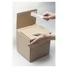 EasyBOX Self-Sealing Shipping Boxes, 6l x 6w x 4h, Brown Kraft, 8/Carton