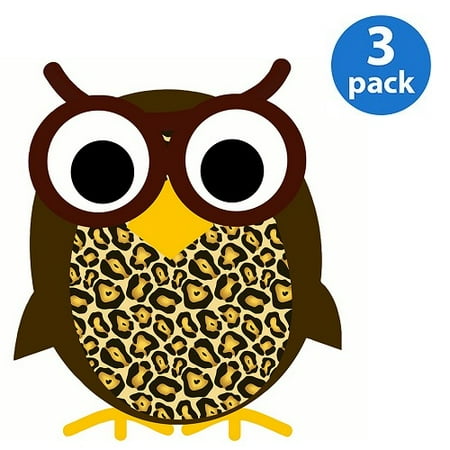 (3 Pack) Ashley, ASH10009, Owl Design Magnetic Whitebrd Eraser, 1 Each, Brown,White (3 pack)