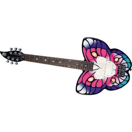 Daisy Rock Butterfly Short Scale Left-Handed Electric Guitar Fantasy