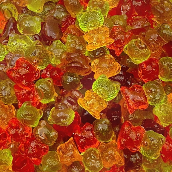 4D Gummy Bears Candy, Assorted Fruit Flavors, 2 Pound Pack