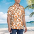 thumbnail image 4 of Haiem Corgi Animal Printed Hawaiian Shirt for Men - Men’s Casual Beach Summer Shirts - Stretch Fabric with Modern Fit-3X-Large, 4 of 7