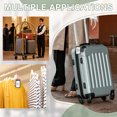 thumbnail image 7 of Uxcell Luggage Tag Loops, Luggage Straps Worm Loops - Fitting For Bag Tags - Suitcase Label - ID Card Black, 7 of 7