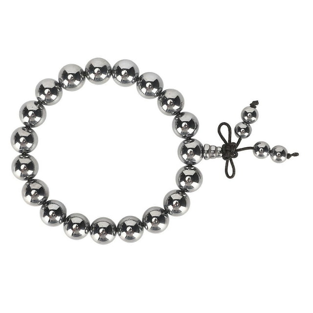 Terahertz Stone Bracelet Men Women Fashionable Fatigue Soreness Relief 10mm Buddha Bead Bracelet