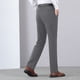 thumbnail image 4 of Pantalones de traje de hombre con cremallera y bolsillo, rectos, de tubo, de color liso, de poliéster, 4 of 9