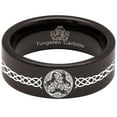 thumbnail image 4 of Triple Horse Celtic Tungsten Carbide Ring, 4 of 8