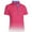 Pink Lightning/Navy, variant on Monterey Club Women's Tessa Lillies Print Contrast Golf Polo Shirt #2674