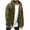Army Green, variant on Men Coats Men’s Jacket Hooded Long Sleeved Button Outerwear Solid Color Casual Jacket Loose Fit Vacation Tops Beige