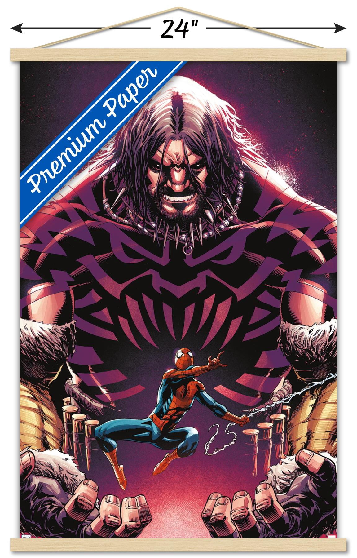 Marvel Kraven The Hunter - Amazing Spider-Man #17 Wall Poster with Magnetic Frame, 22.375" x 34"