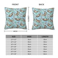 thumbnail image 2 of Fuzoiu Cute Otters Print Square Pillow Cover,Hidden Zipper Design,Luxury Square Pillow Case, Throw Pillow,Couch Cushion-18"x18", 2 of 7