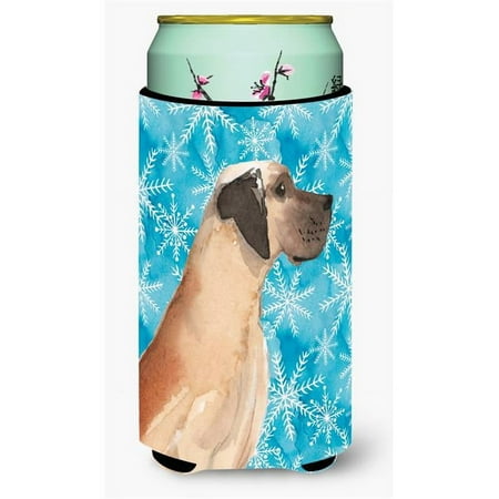 

Fawn Natural Great Dane Winter Tall Boy Beverage Insulator Hugger