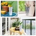 thumbnail image 3 of Eease 4pcs Vintage Flower Container Rustic Iron Art Flower Pot Iron Flower Buckets, 3 of 6
