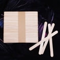 thumbnail image 6 of Plertrvy 200Pc Sticks Popsicle Sticks Original Color Glue Stirring Sticks D, [50/100/150 /200/300Count] Wooden Popsicle Sticks ,Craft, Ices, Ice Cream, Wax, Waxing, Tongue Depressor Wood Sticks, 6 of 9