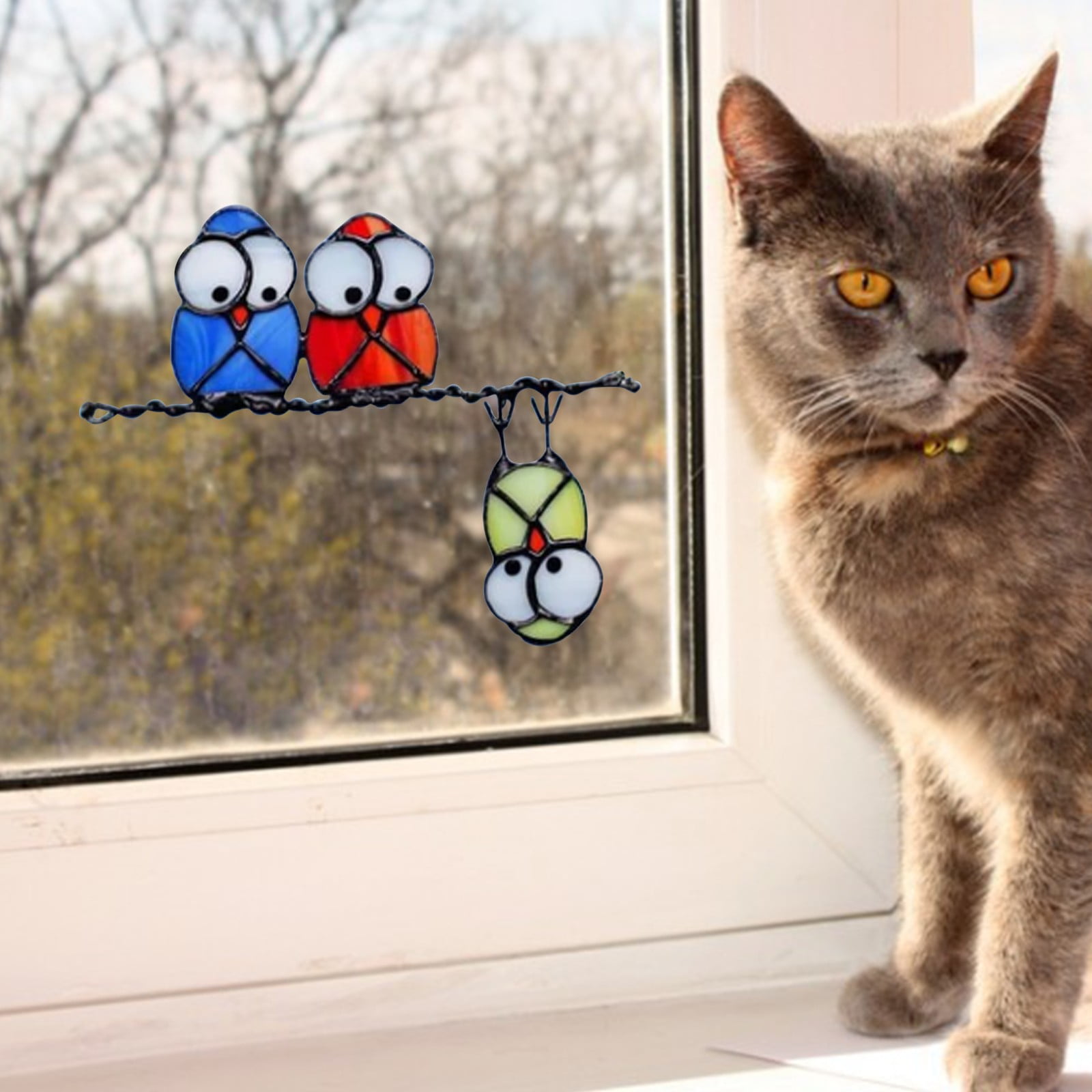 Ykohkofe Window Stickers Birds Window Clings Window Decals Spring