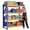 Blue&Orange, variant on Welfiya 5-Tier Garage Shelving,24"W Storage Shelves,2500LBS Heavy Duty Shelving, Adjustable Metal Shelving Units for Storage Rack for Shed Warehouse Basement, Black,24"W x 16"D x 63"H