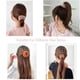 thumbnail image 5 of 3 pinzas mágicas para el pelo XINYU con forma de nido de pájaro para cabello fino grueso y rizado, 5 of 6