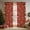 Red6, variant on Touchbetter Christmas Sheer Curtains for Living Room and Bedroom, Xmas Tree Foil Print Curtains, Holiday Window Drapes Decorations, 52" W x 84" L, Set of 2 Curtain Panels