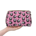 thumbnail image 5 of Bingfone Cute Panda Print Leather Makeup Bag, Portable Hand-held Zipper Female Cosmetic Bag Toiletry Bag, Suitable for Home and Travel, 5 of 6