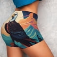 thumbnail image 4 of Fotbe Cartoon Iceberg Bald Eagle Shorts Sin Costuras – Shorts Deportivos de Cintura Alta para Mujer, Elásticos para Gimnasio, Yoga, Running o Ciclismo-Large, 4 of 8