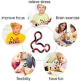 thumbnail image 3 of Juego de juguetes para inquietos, juguetes para enredar, juguetes sensoriales para dedos, herramientas de imaginación cerebral, juguetes de creación, juguetes educativos para aliviar el estrés, terapia de relajación, juguetes sensoriales para aliviar el estrés para adultos y niños autistas Ormromra LRWJ556, 3 of 5