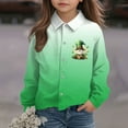 thumbnail image 6 of CLOISE Long Sleeve Shirt for Kids Girls Boys St Patricks Day Green Tops Collared Holiday Irish Themed Pullover Holiday Blouses, 6 of 7