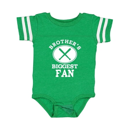 

Inktastic Baseball Brothers Biggest Fan Gift Baby Boy or Baby Girl Bodysuit