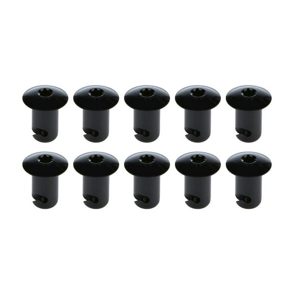 Allstar Performance Oval Hd T-30 Torx Fast. 7/16 .550in 10pk Alum Bl