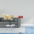 thumbnail image 2 of Adorno de pared colgante de metal, decoración moderna y creativa, regalo festivo, abanicos plegables de hierro y papel, ideal para decoración del, 2 of 8