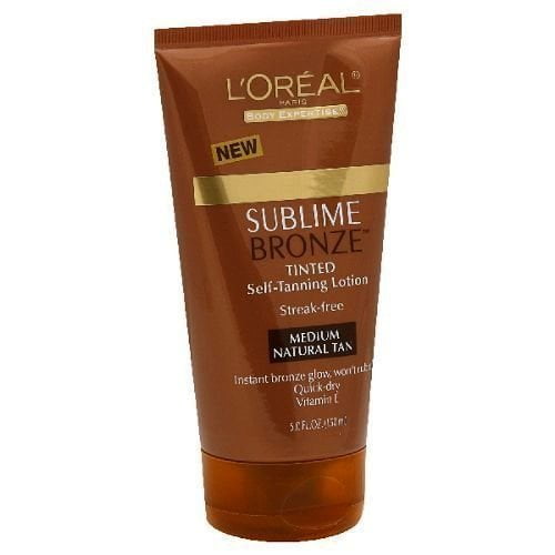 L'Oreal Paris Sublime Bronze Tinted SelfTanning Lotion, Medium