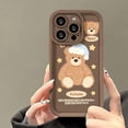 thumbnail image 3 of Full Coverage Shockproof Anti-Vibration Case for Samsung Galaxy S26, Cute Bear Pattern Heavy-Duty Durable Protective Phone Cover, 3 of 5