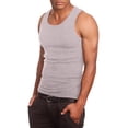 thumbnail image 2 of J. METHOD Men's Comfy Ribbed Knit A-Shirts Undershirts Tank Tops S-5XL [NEMT105], 2 of 3