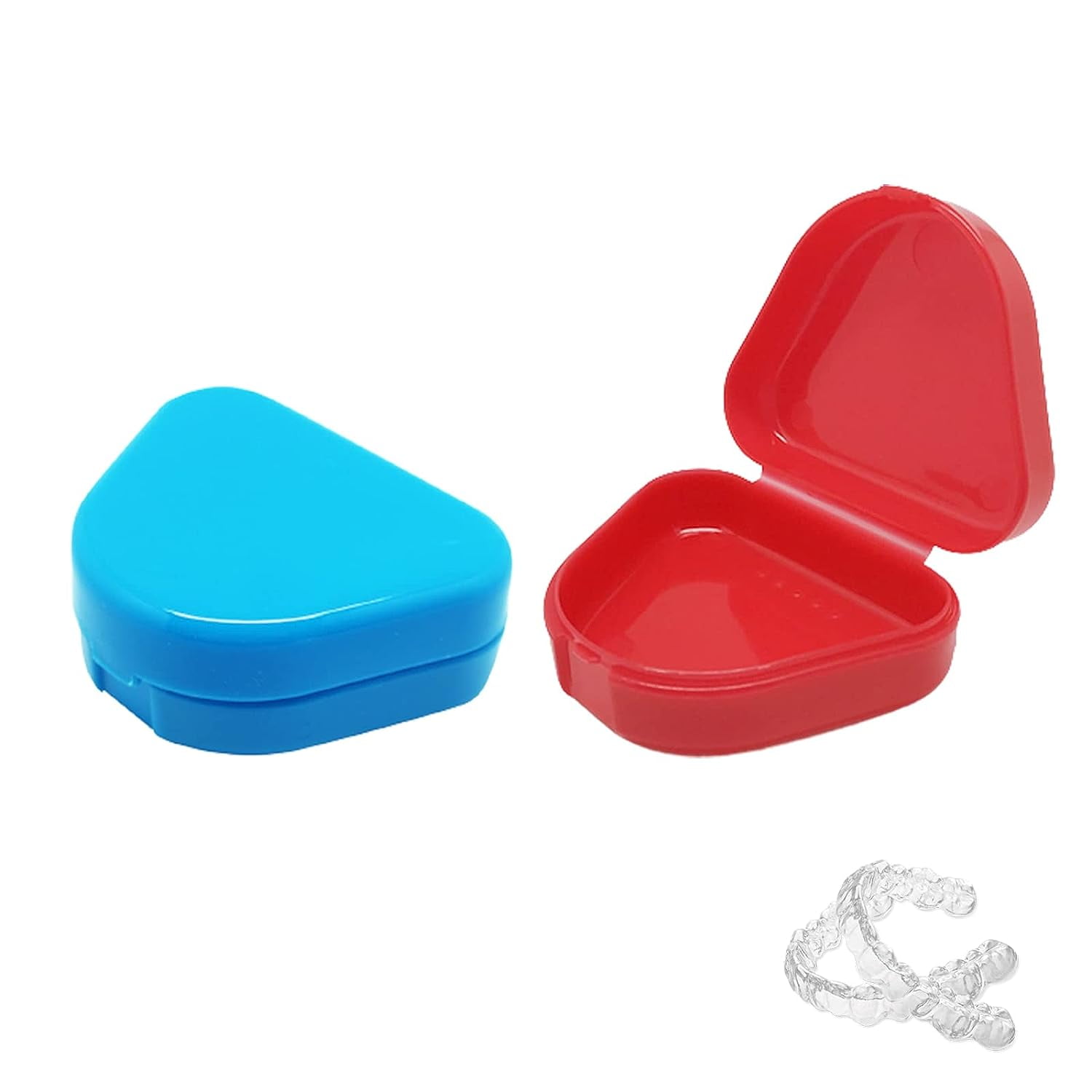 Portable Retainer Cases with Vent Holes Orthodontic Dental Retainer