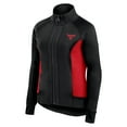 thumbnail image 2 of Women's Fanatics Black Chicago Bulls Studio Fitted Full-Zip Gym Track Jacket, 2 of 3