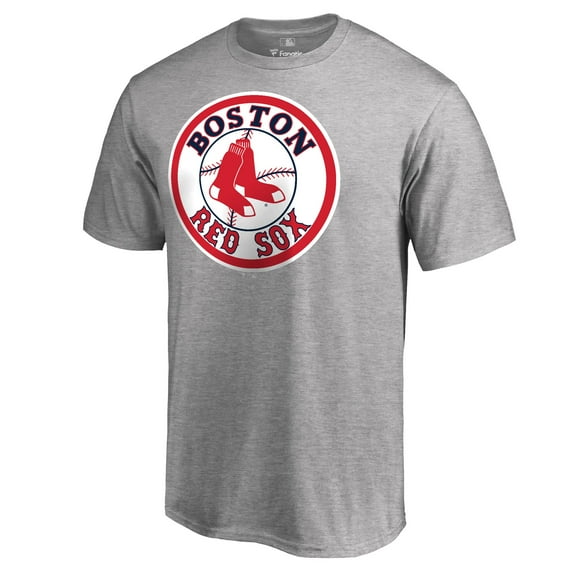 Men's Ash Boston Red Sox Cooperstown Collection Forbes T-Shirt